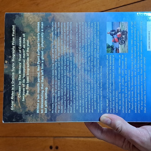 Ghost Rider Travels on the Healing Road by Neil Peart - Picture 2 of 3